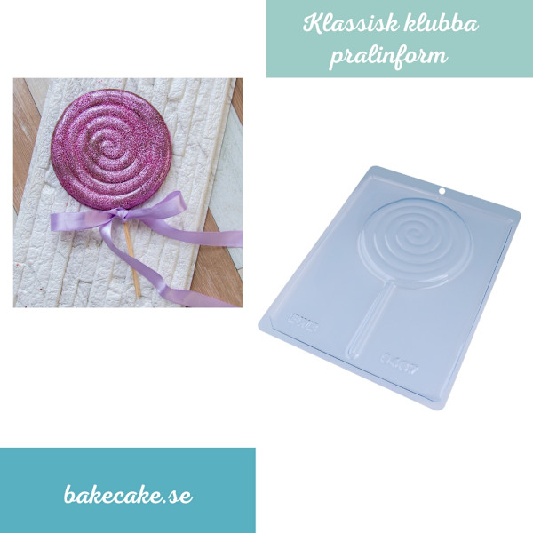 Pralinform Godis Klubba - Karameller - Chokladform - BWB 9467 Transparent