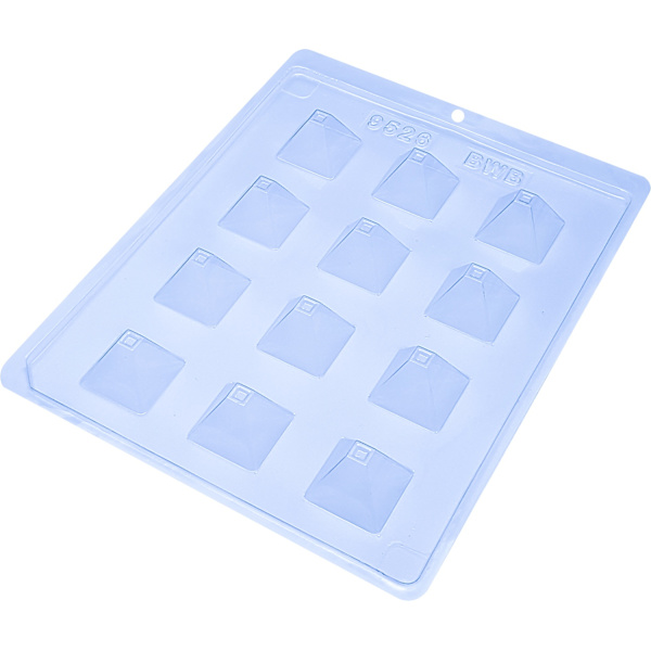 Pralinform Pyramid Chokladform - BWB 9526 Transparent