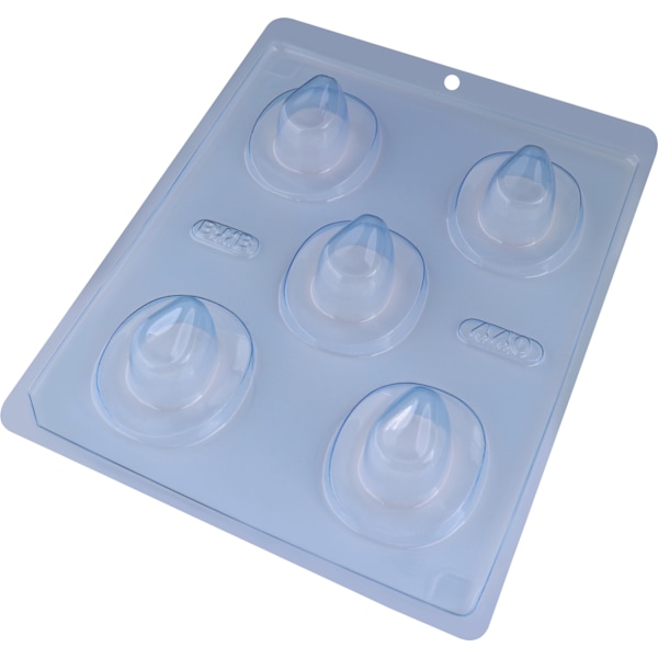 Pralinform Hatt Chokladform - Cowboy - BWB 440 Transparent