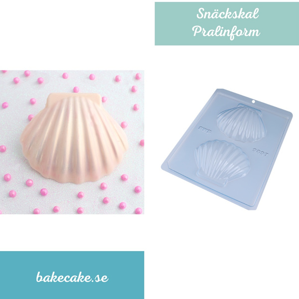 Pralinform Snäckskal Chokladform - BWB 9897 Transparent