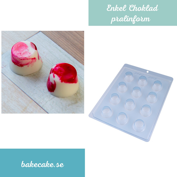 Pralinform Kupol Chokladform - BWB 9462 Transparent