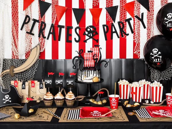 Bordstabletter Pirat Party Brun