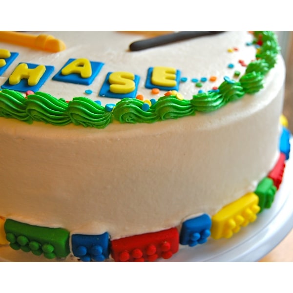 10 Bitar Klossform Lego Silikonform Form Sugarpaste Bakform Gul