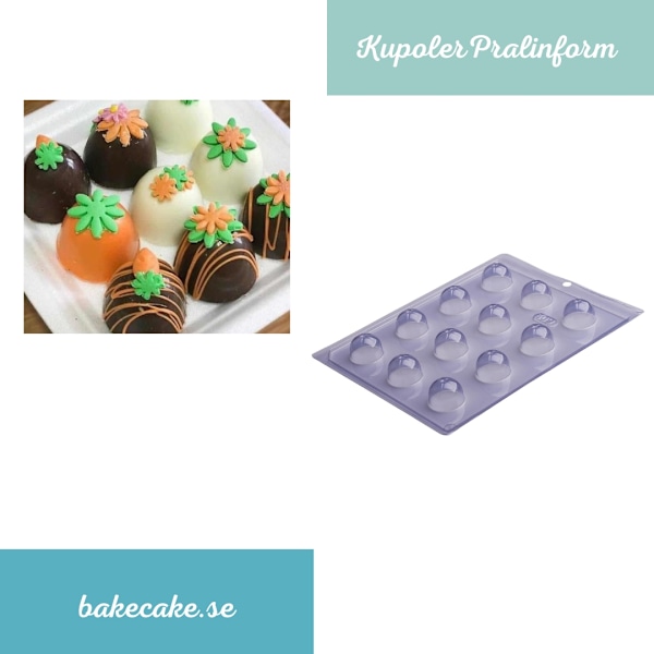 Pralinform Kupol Chokladform - Porto Formas 509 Transparent