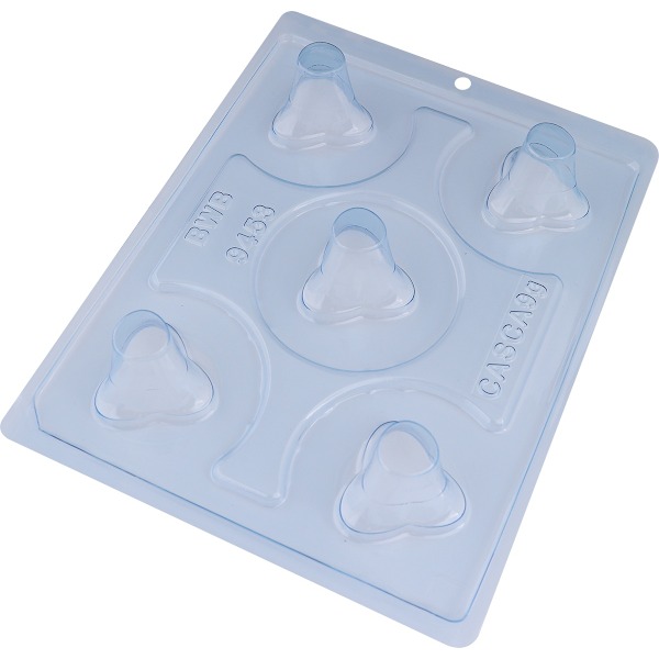 Pralinform Kopp Chokladform - BWB 9453 - Special 3 Part Mold Transparent