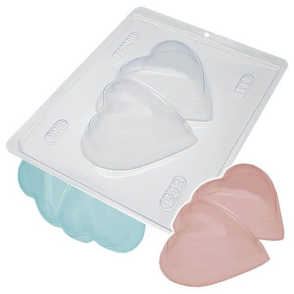 Pralinform Hjärta Chokladform - BWB 842 - Special 3 Part Mold Transparent