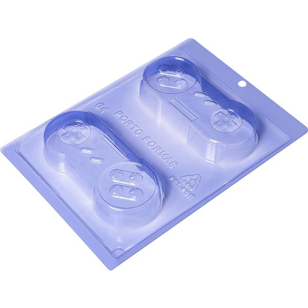 Pralinform Spelkontroll Chokladform - Porto Formas 04 - Special 3 Part Mold Transparent