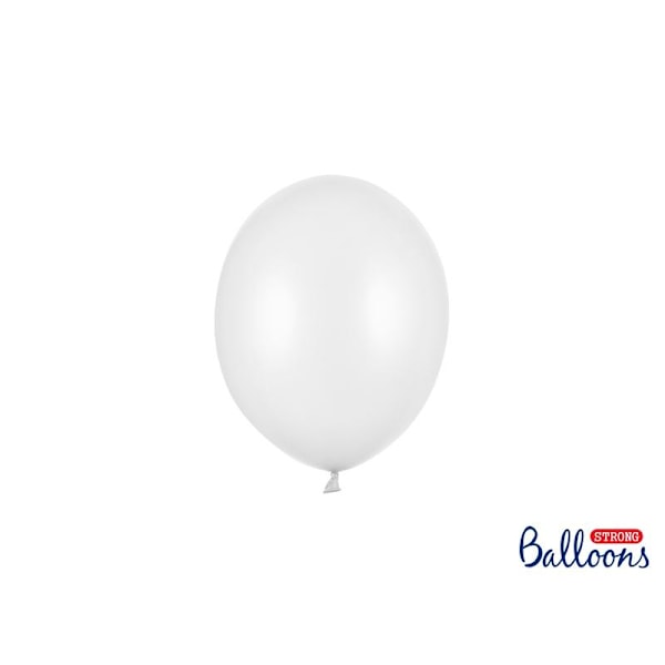 Vit Starka Ballonger 12cm 10st - Vit Vit