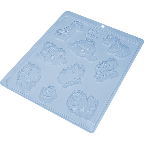 Pralinform Afrikanska Djur Chokladform - BWB 9571 Transparent