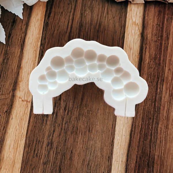 Bubble Arch Silikonform Platinum Silikon | Pärlfondant & Sockermassa Form