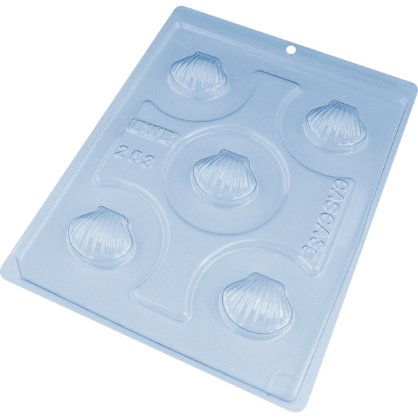 Pralinform Snäckor Chokladform - BWB 253 - Special 3 Part Mold Transparent