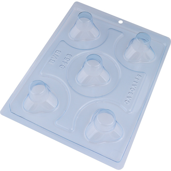 Pralinform Kopp Chokladform - BWB 9458 - Special 3 Part Mold Transparent