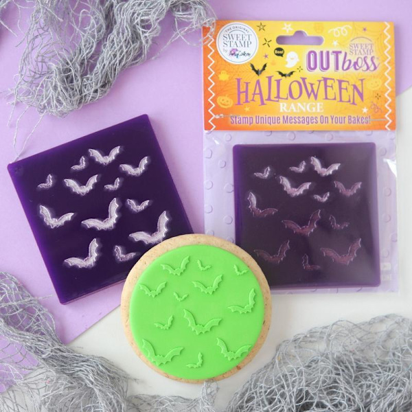 Halloween Utstickare, Flying Bats Fladdermöss, Sweet-Stamp multifärg
