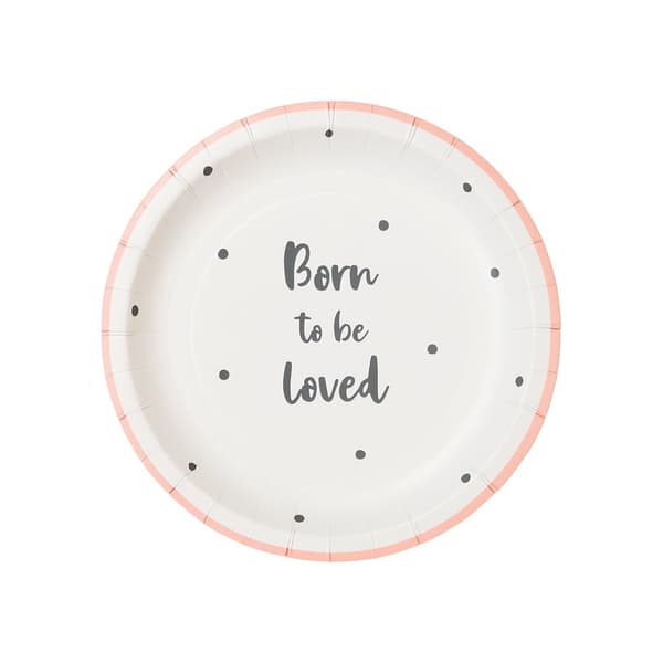 Desserttallrikar Rosa - Born To Be Loved Rosa