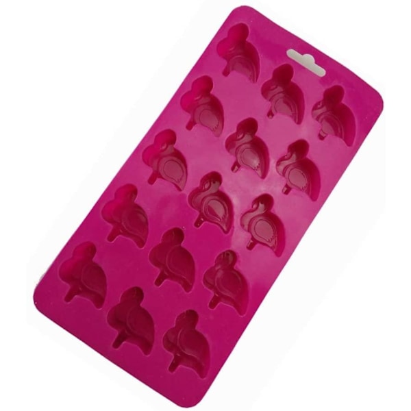 Flamingo 15st Silikonform Pralinform Isform Rosa