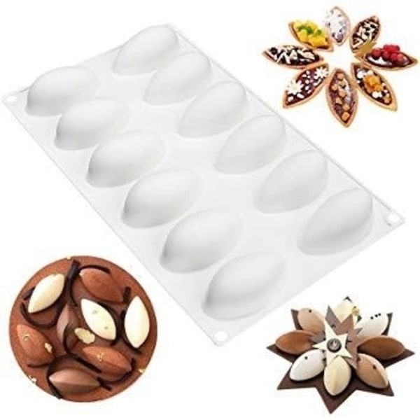 Quenelle 12st SIlikonform | Mousseform Vit