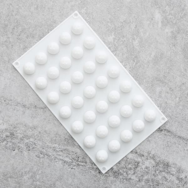 Klot 35st Silikonform | Mousseform Pralinform Vit