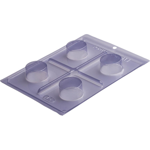 Pralinform Kupol Chokladform - Porto Formas 15 - Special 3 Part Mold Transparent