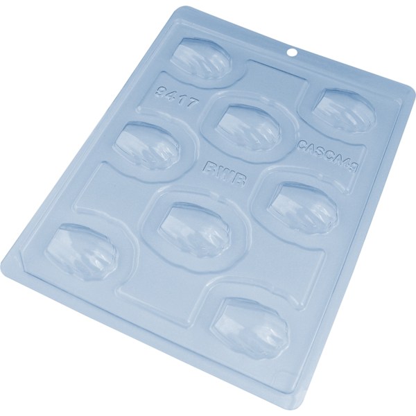 Pralinform Snäckskal Chokladform - BWB 9417 - Special 3 Part Mold Transparent