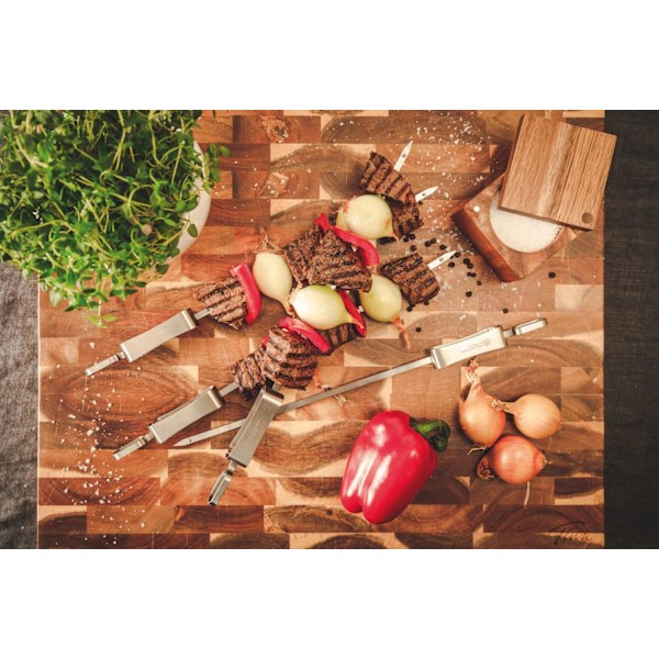 Grillspett 4/set - Bercato Aluminium