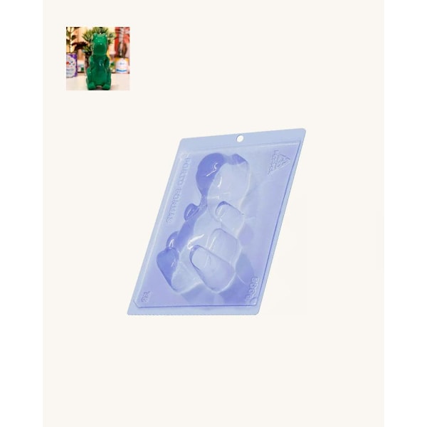 Pralinform Dinosaurie Chokladform - Porto Formas 76 - Special 3 Part Mold Transparent