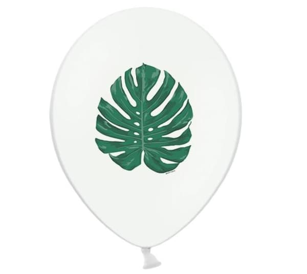 Ballonger Löv - 30cm Vit