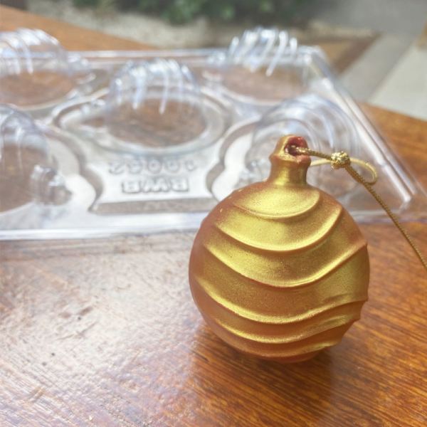 Pralinform Julkulor Chokladform - BWB 10052 - Special 3 Part Mold Transparent