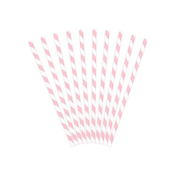 Sugrör Ränder - Rosa Rosa