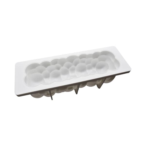 3D Bolle avlång SIlikonform  Bubble Mousseform Bubblig multifärg