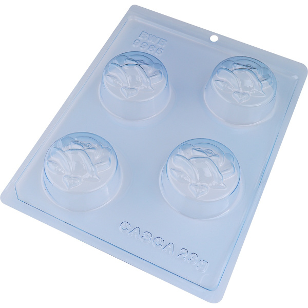 Pralinform Ros Kaksform - Chokladform - BWB 9985 - Special 3 Part Mold Transparent