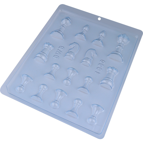 Pralinform Schackpjäser Chokladform - BWB 1360 Transparent