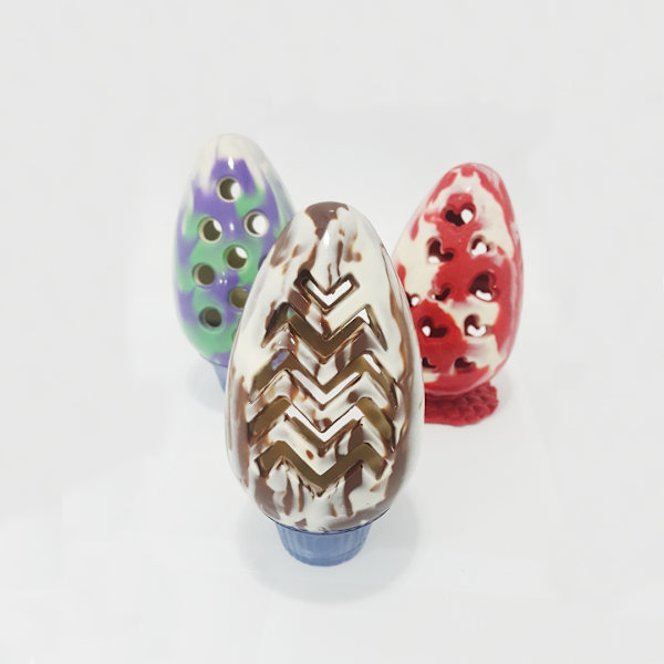 Pralinform Ägg 250g Chokladform - BWB 9561 - Special 3 Part Mold Transparent