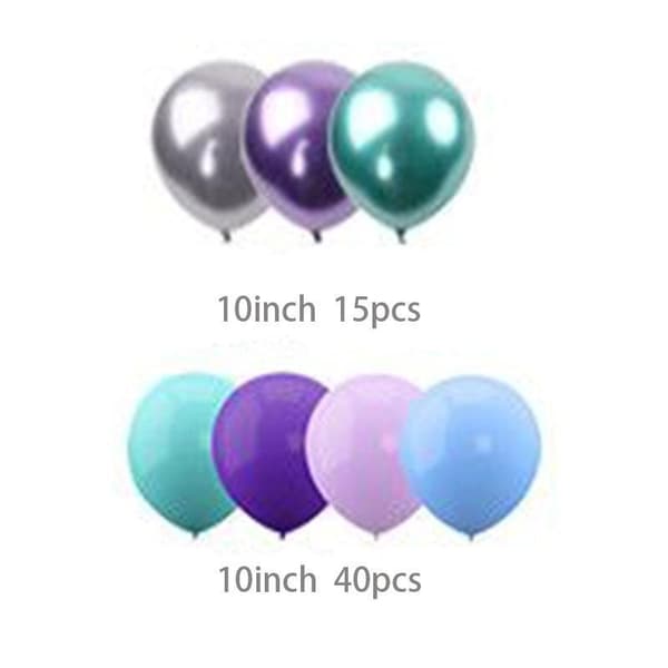 Ballongbåge - Blå/Rosa Starka Ballonger Lila