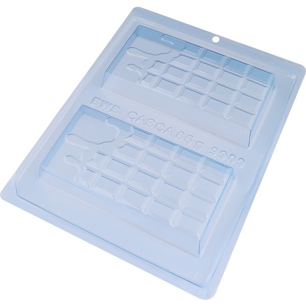 Pralinform Dubai Kunafa Block Chokladform - BWB 9909 - 3 Part Mold Transparent