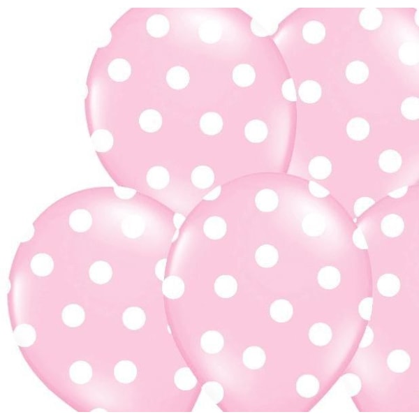 Ballonger Prickar 6st - Rosa 30cm Rosa