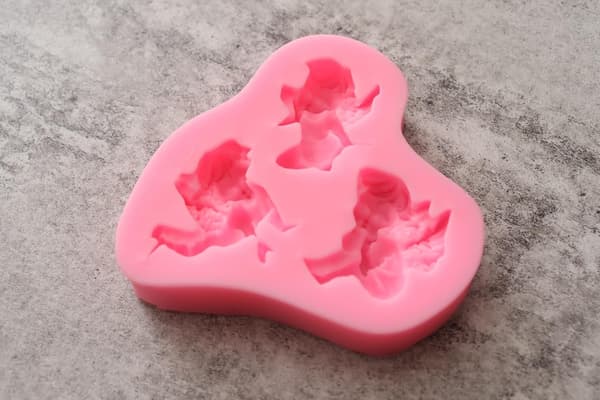 Änglar 3st Silikonform Gjutform Rosa
