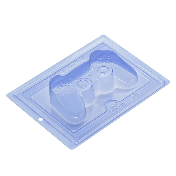 Pralinform Spelkontroll Chokladform - Porto Formas 69 - Special 3 Part Mold Transparent