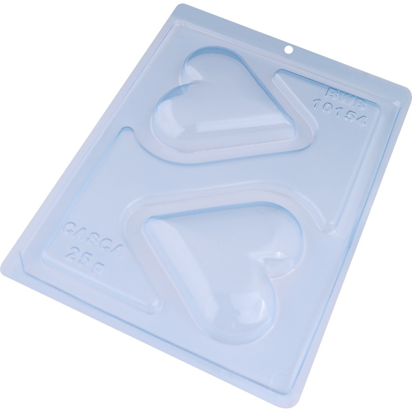 Pralinform Hjärta Chokladform - BWB 10154 - Special 3 Part Mold Transparent