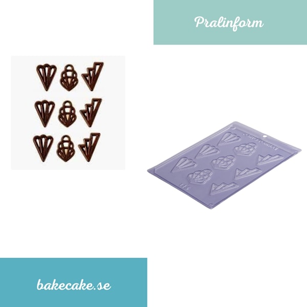 Pralinform Chokladform - Porto Formas 115 Transparent