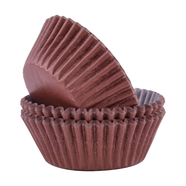 Bruna Muffinsformar 60 st - PME Brun