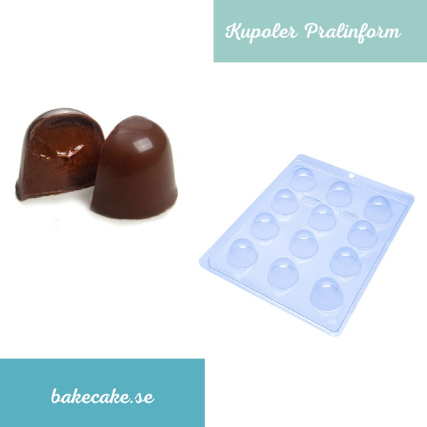 Pralinform Kupol Chokladform - BWB 04 Transparent