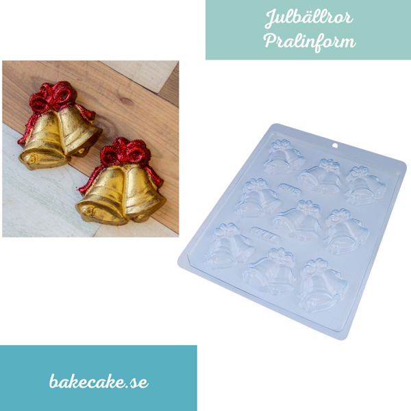 Pralinform Julbjällror Chokladform - BWB 177 Transparent