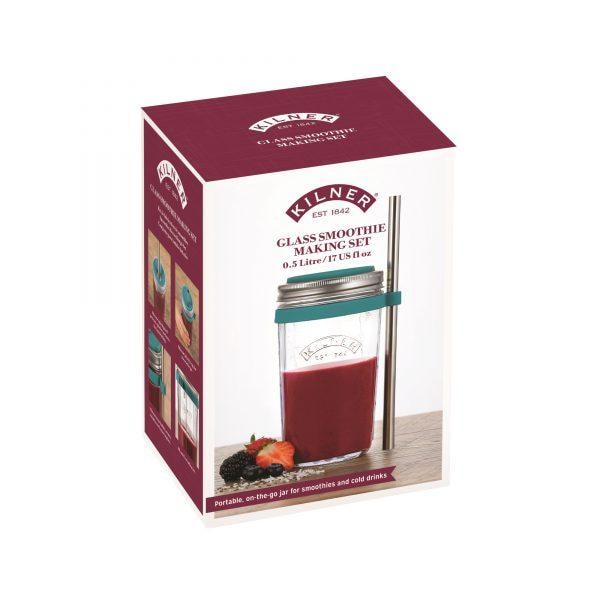 Smoothie making set Kilner Transparent