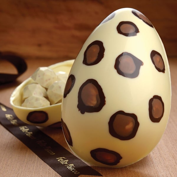 Pralinform Stort Ägg 500g Chokladform - BWB 51 - 3 Part Mold Transparent