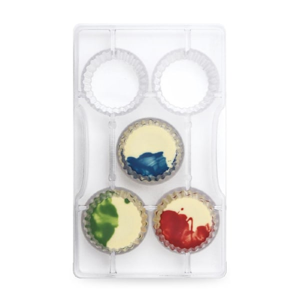 Chokladform Pralinform Cupcakes - Decora Transparent