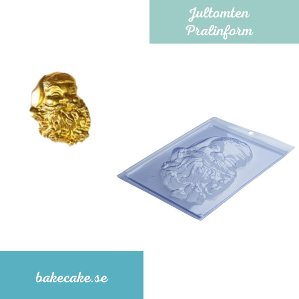 Pralinform Jultomte Chokladform - Porto Formas 601 Transparent