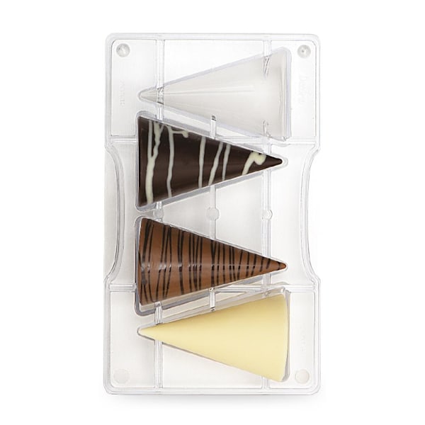 Stora Koner Pralinform 4st Polykarbonat Chokladform-Decora multifärg