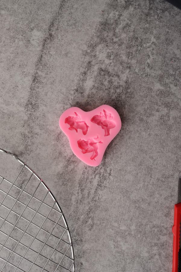 Änglar 3st Silikonform Gjutform Rosa