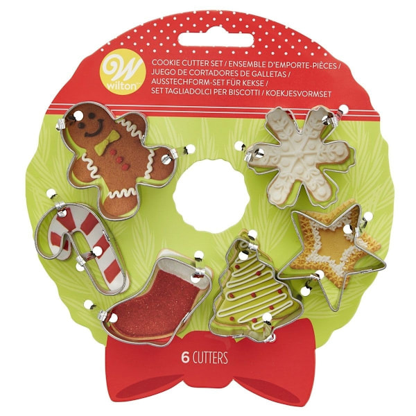 Witlon Mini Utstickare Kakform Jul pk/6 Silver