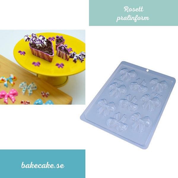 Pralinform Rosett Chokladform - BWB 9788 Transparent